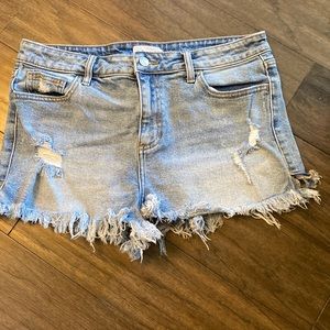 Denim shorts